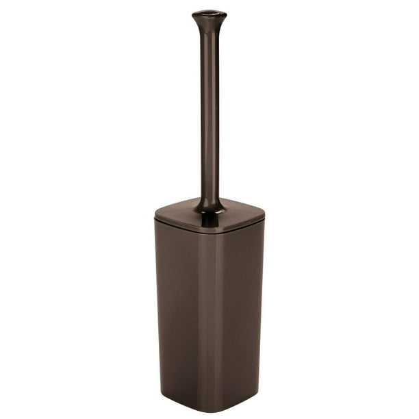 4 Pack Bronze MetroDecor Sturdy Deep Cleaning Covered Brush mDesign Compact Freestanding Plastic Toilet Bowl Brush and Holder for Bathroom Storage and Organization Space Saving 4 Pack Bronze MetroDecor Sturdy Deep Cleaning Covered Brush mDesign Compact Freestanding Plastic Toilet Bowl Brush and Holder for Bathroom Storage and Organization Space Saving